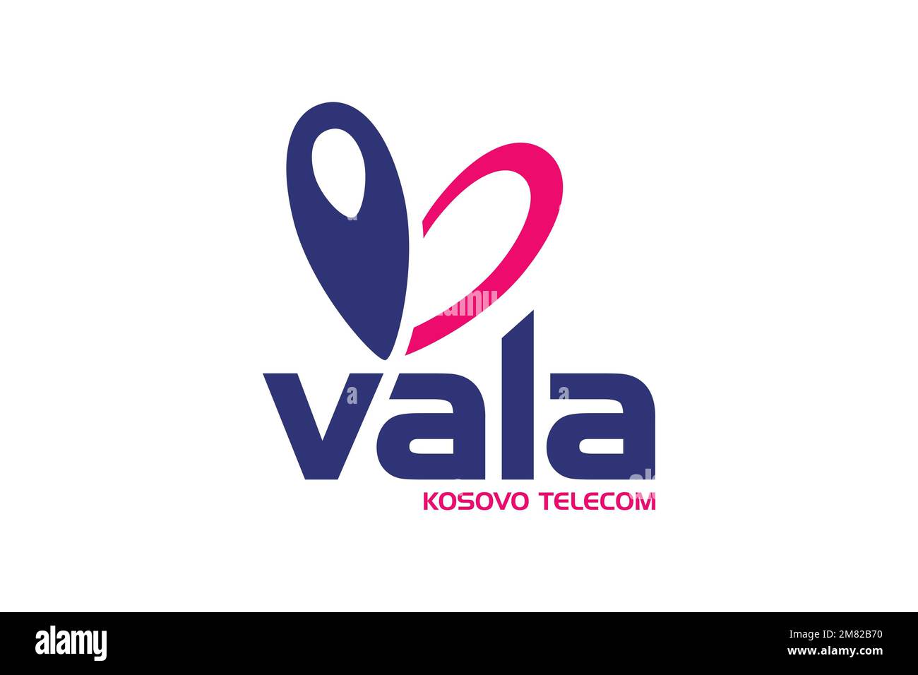 Post and of Kosovo, Logo, White background Stock Photo Alamy