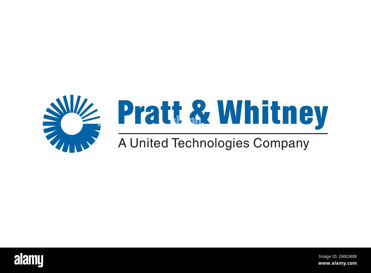 Pratt & Whitney, Logo, White Background Stock Photo