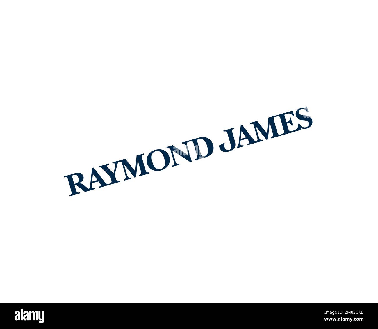 Raymond James Financial, Rotated Logo, White Background Stock Photo Alamy