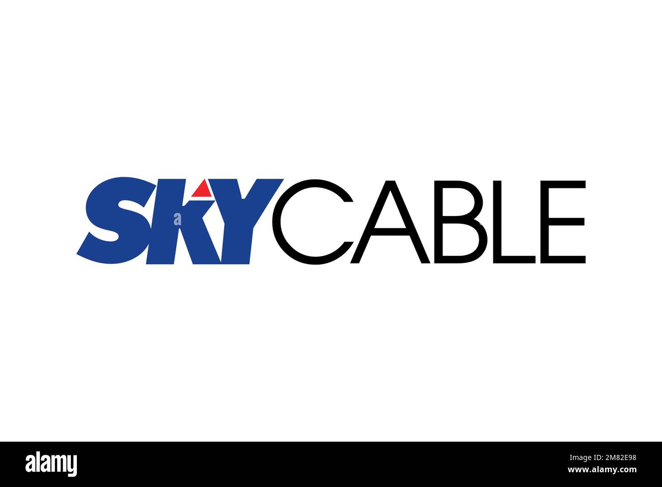 Sky Cable, Logo, White Background Stock Photo Alamy