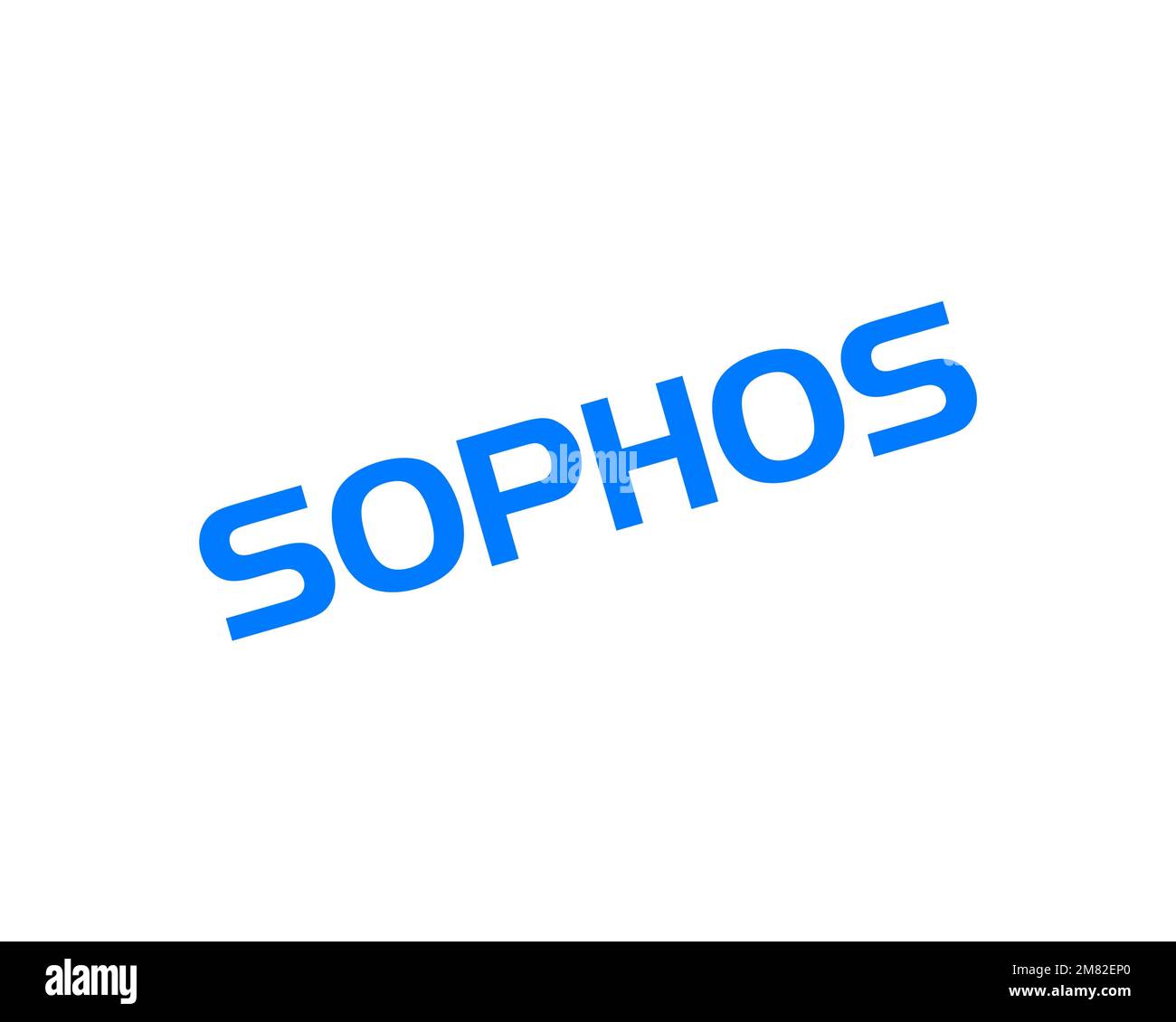 Sophos, rotated logo, white background Stock Photo - Alamy
