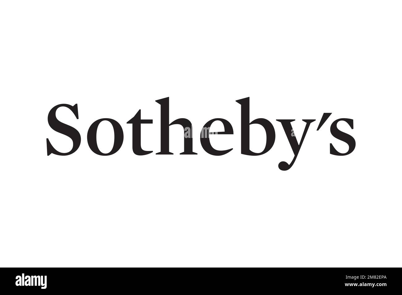 Sotheby's, Logo, White Background Stock Photo - Alamy