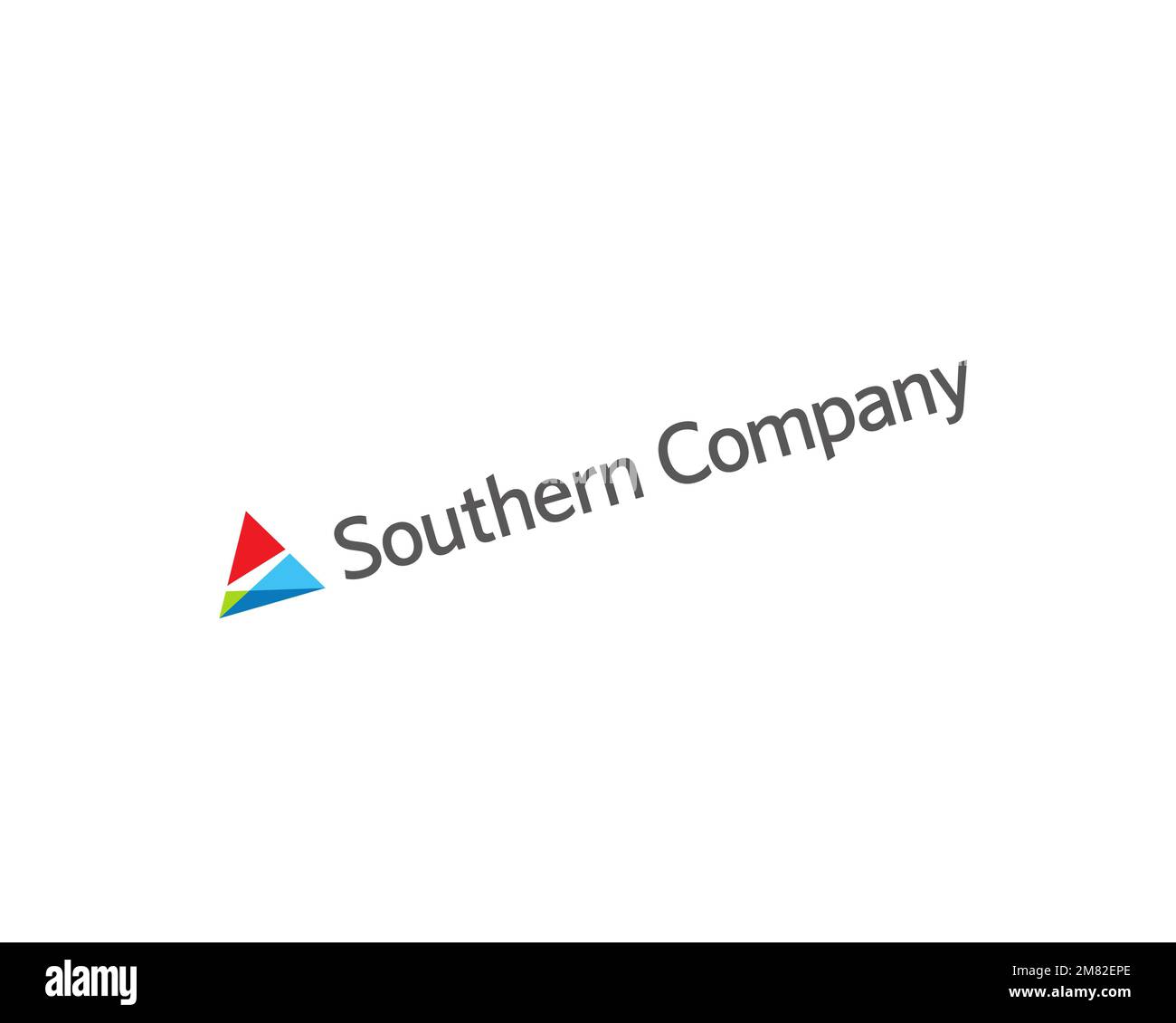 Southern Company, rotated logo, white background Stock Photo - Alamy