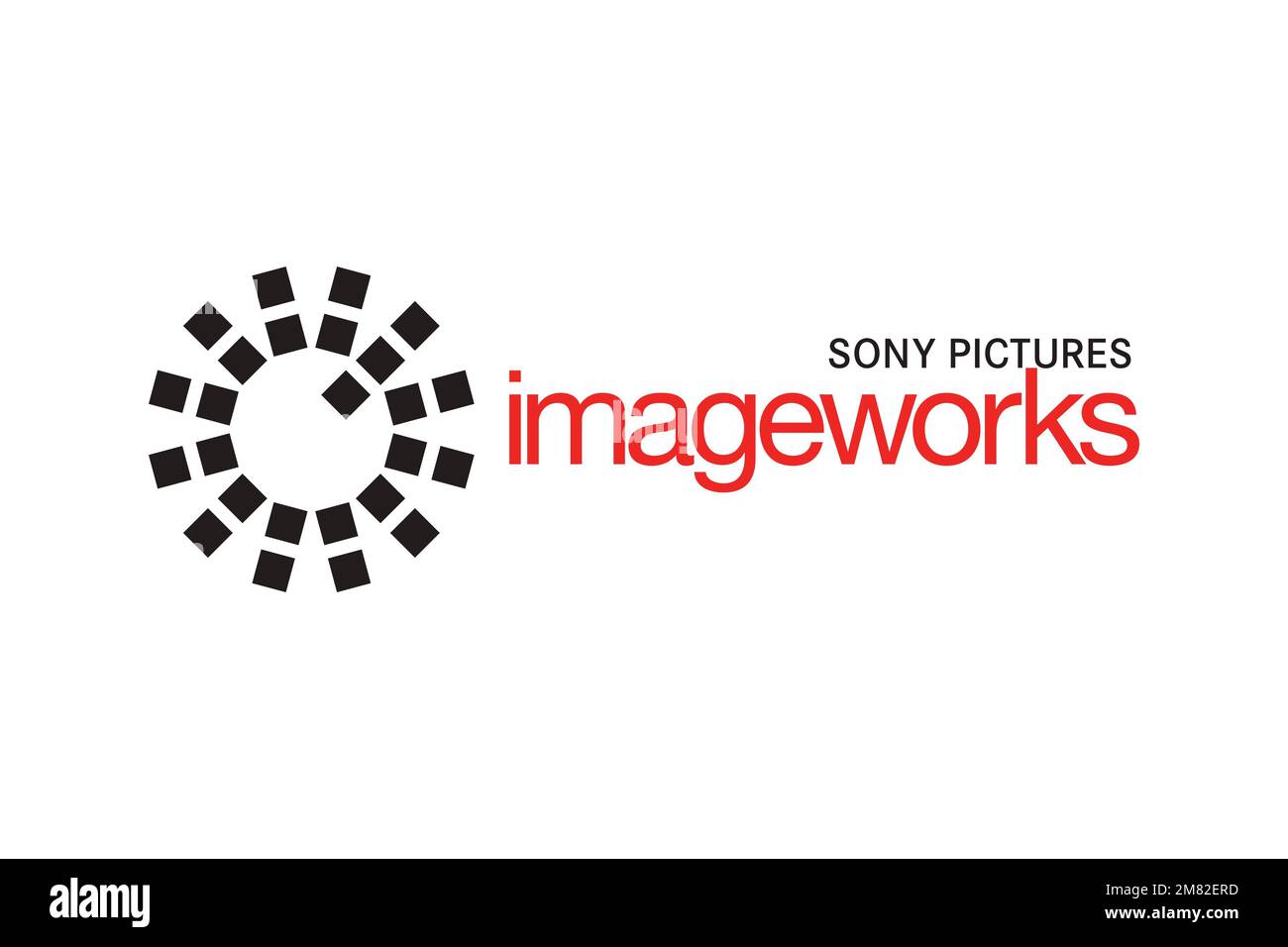 Sony Pictures Imageworks, Logo, White Background Stock Photo