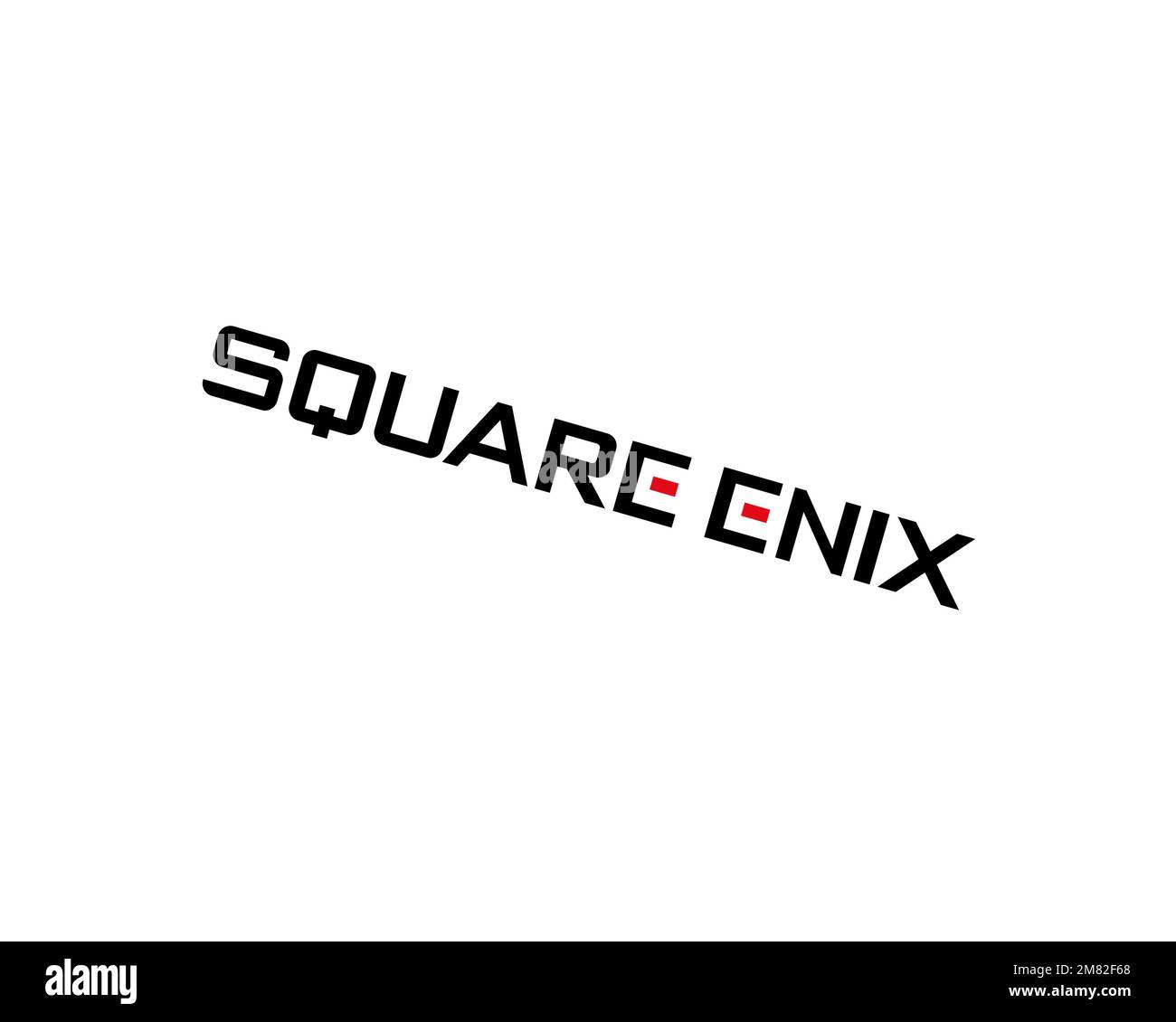 Square Enix, Rotated Logo, White Background B Stock Photo Alamy