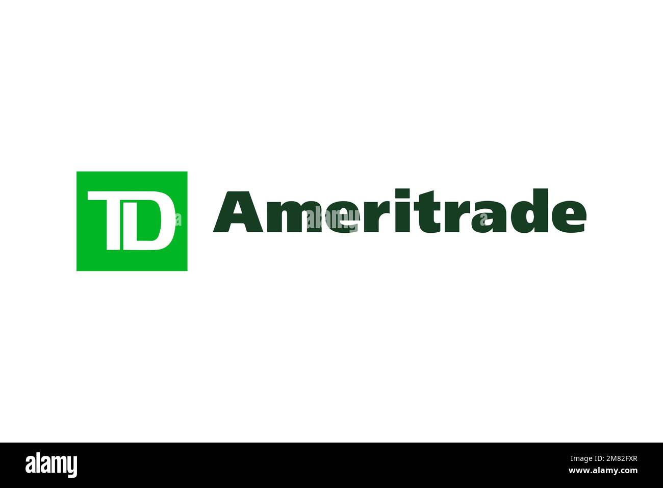 TD Ameritrade, Logo, White background Stock Photo Alamy