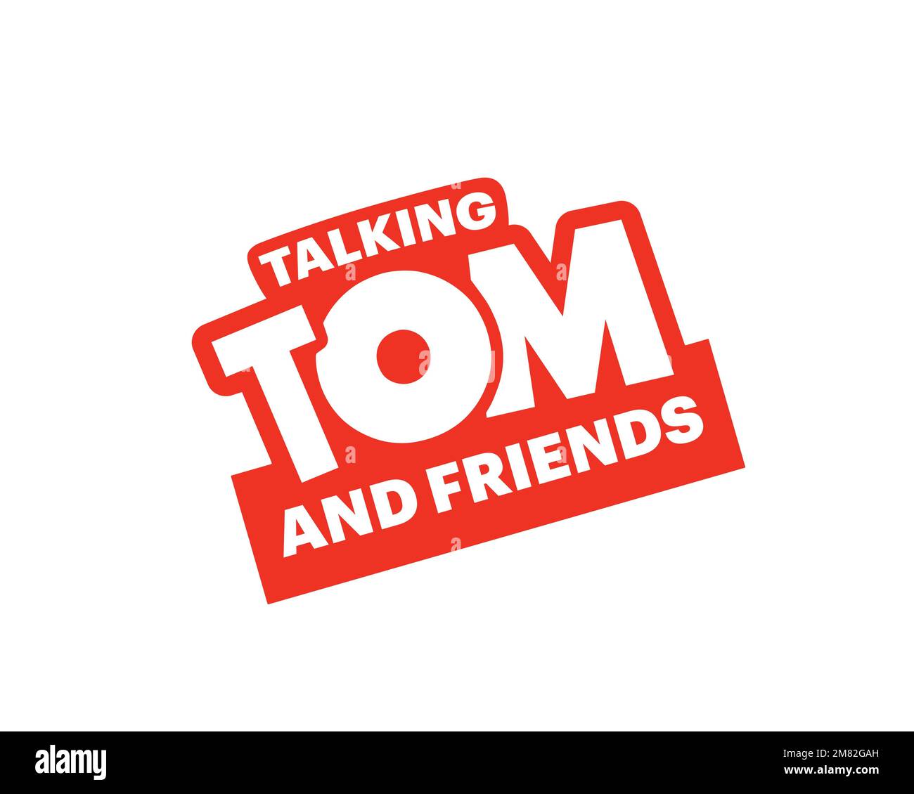 Talking Tom and Friends, rotated logo, white background Stock Photo Alamy