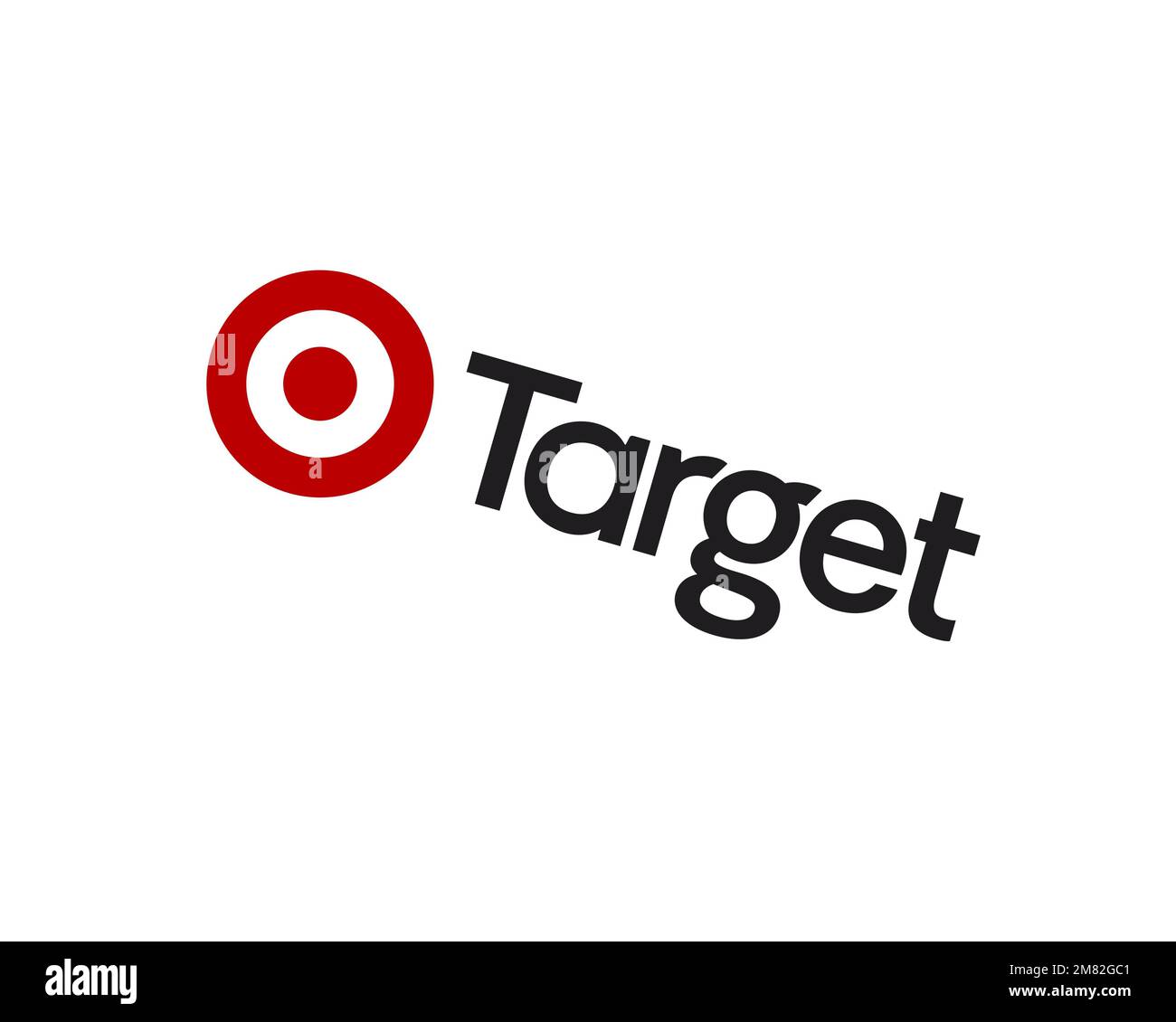 Target Australia, Rotated Logo, White Background B Stock Photo Alamy