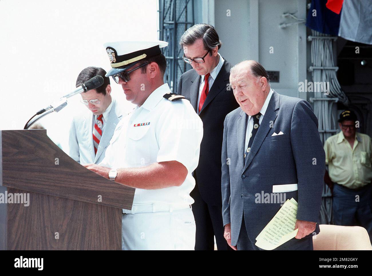 Sen. Jennings Randolph (DW.Va.), right, West Virginia Gov. John D