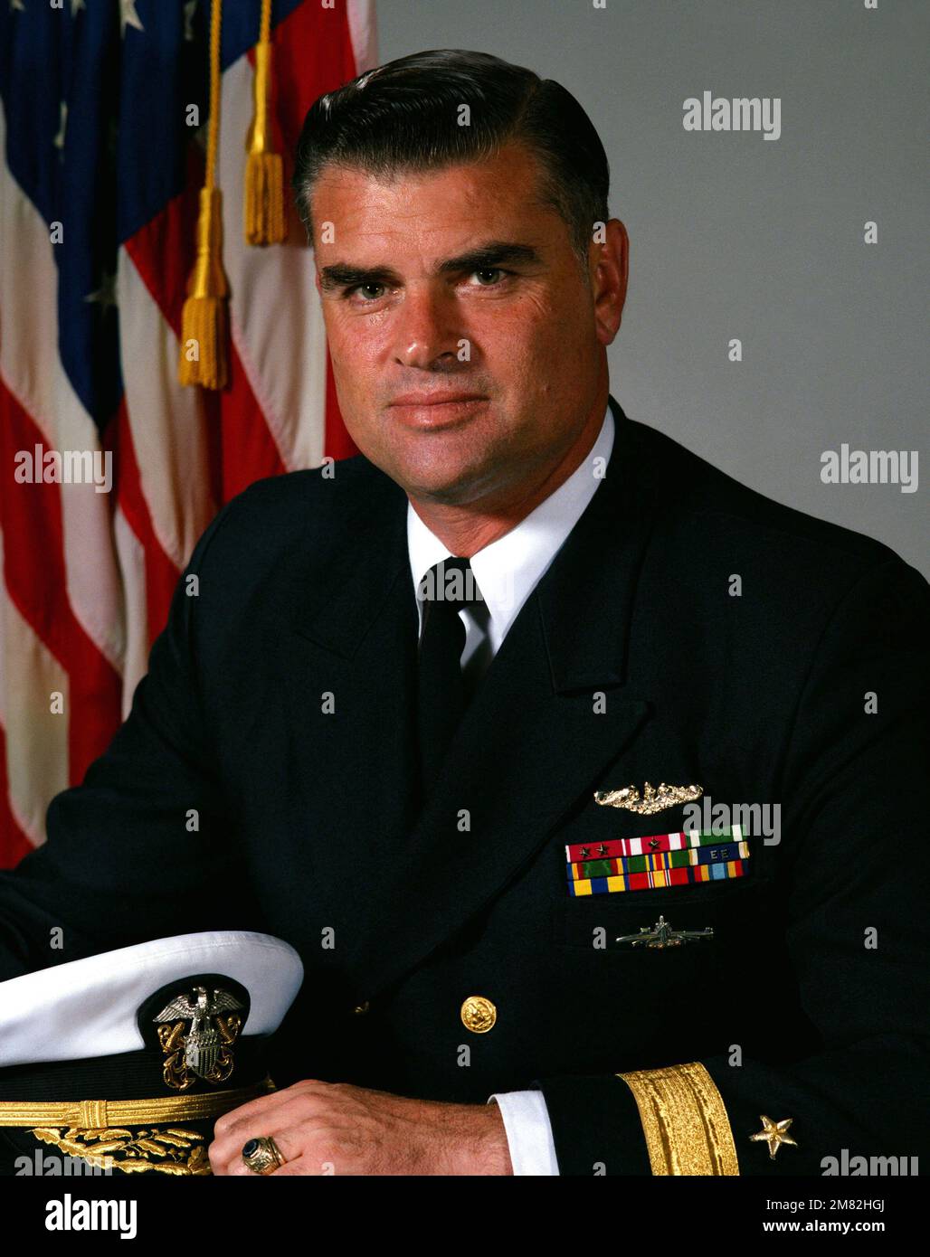 Commodore Roger F. Bacon, USN (uncovered). Country: Unknown Stock Photo ...