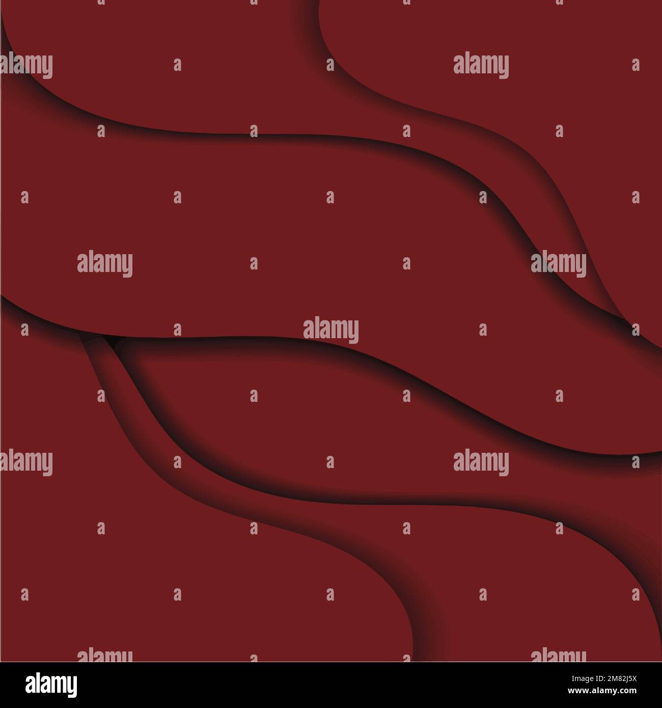 Vector abstract wavy red patterned background Stock Vector