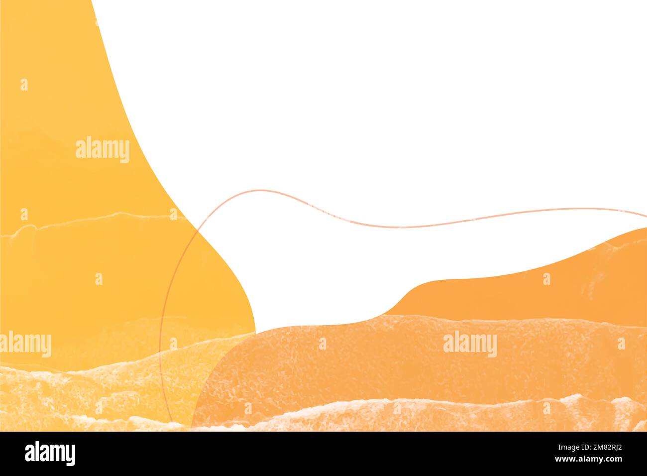 Orange tone simple Memphis vector Stock Vector