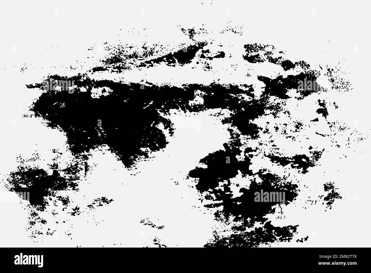 black grunge texture on white background EPS vector. Stock Vector