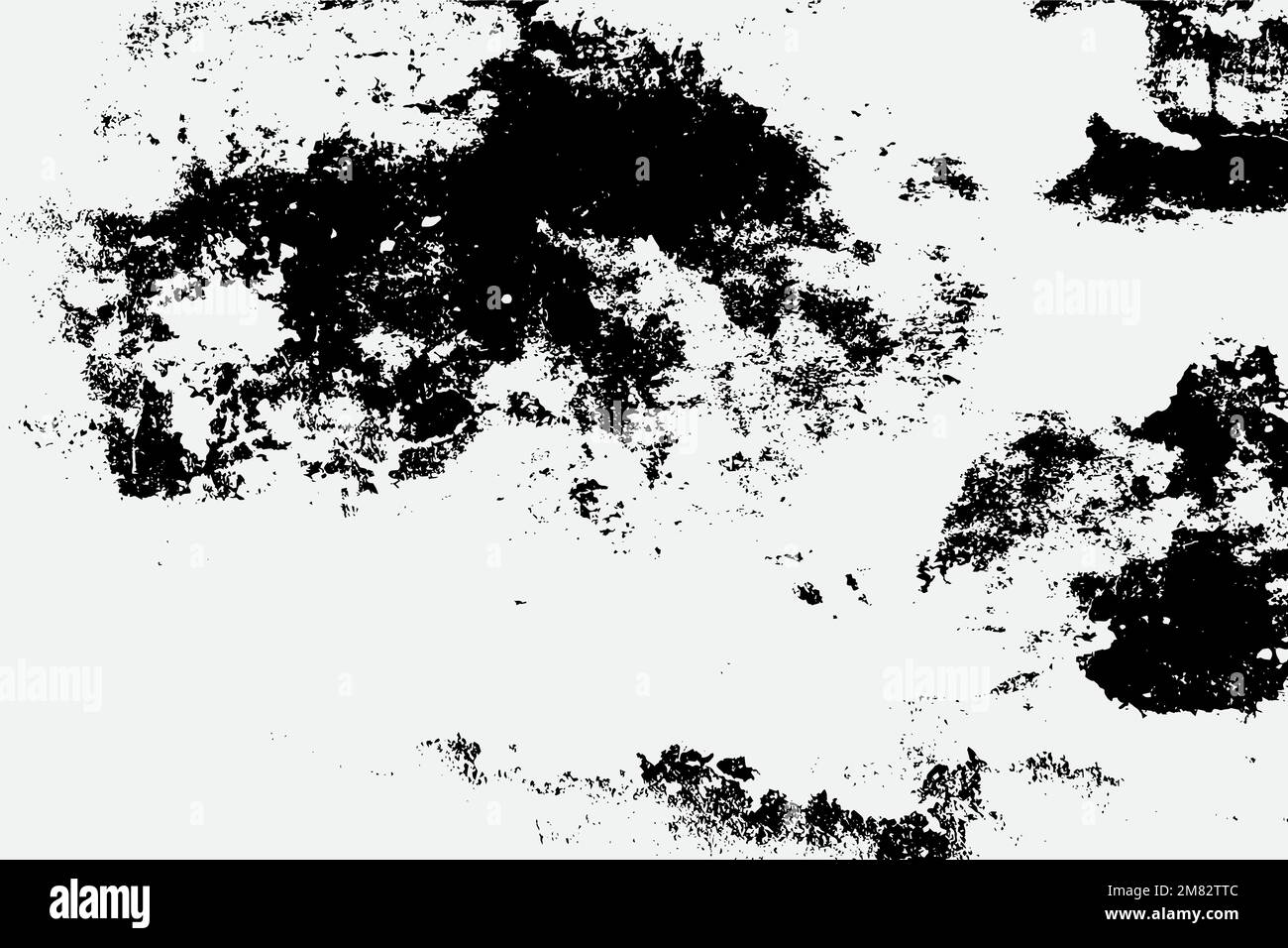 black grunge texture on white background EPS vector. Stock Vector