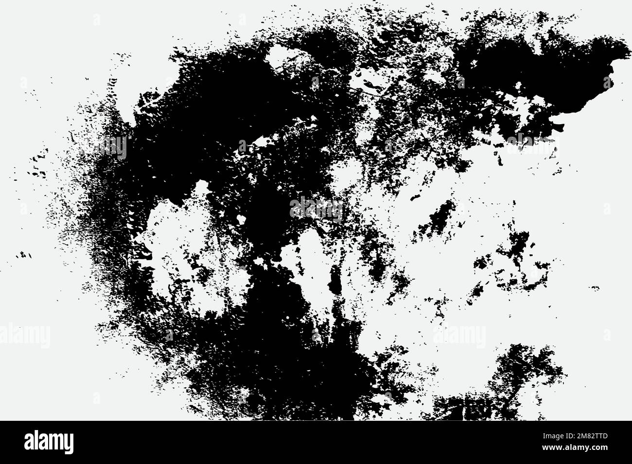 black grunge texture on white background EPS vector. Stock Vector