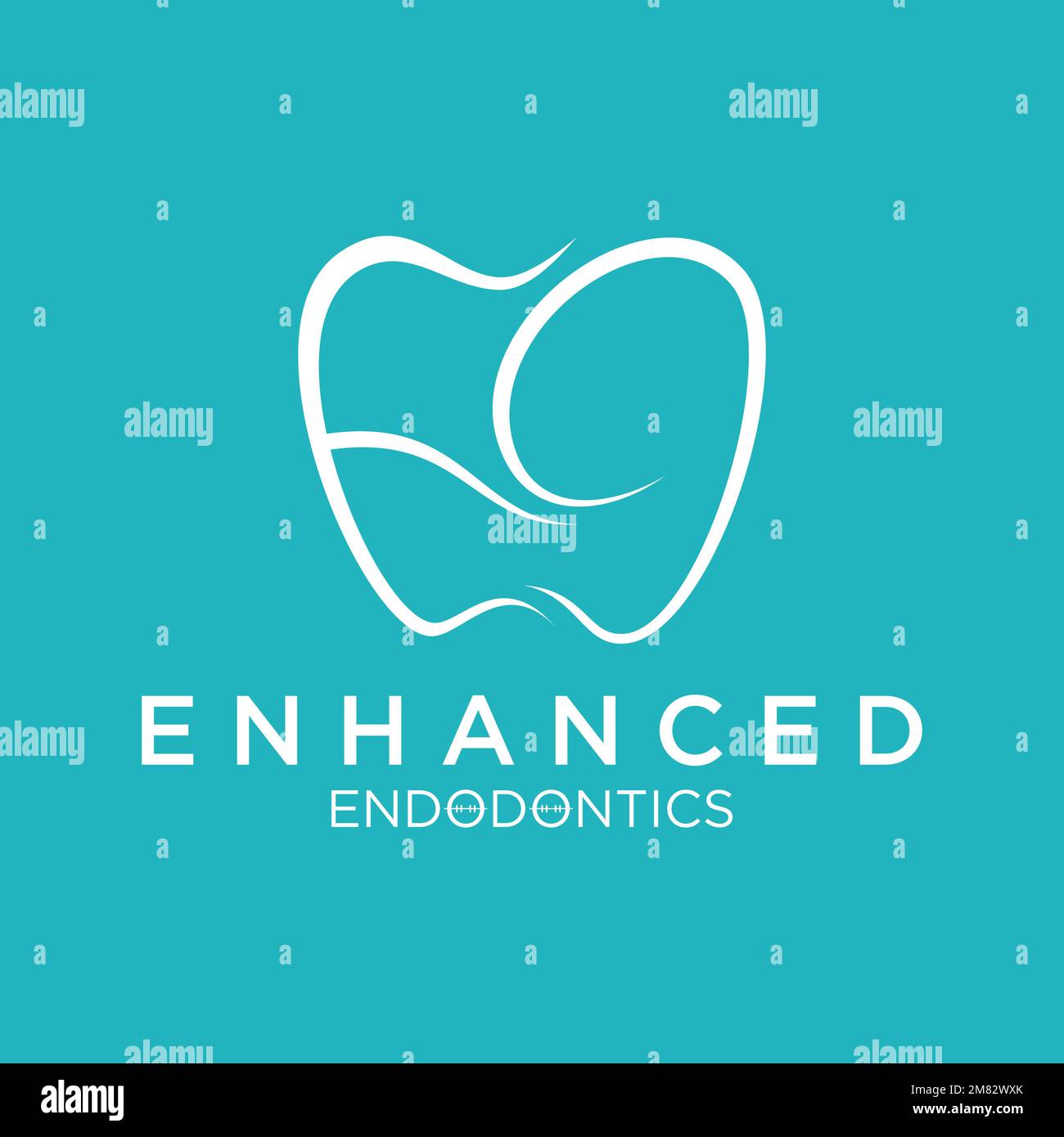 Simple and unique tooth or teeth and letter or word EE font graphic icon logo design abstract concept vector stock. conjunction with health or dental Stock Vector