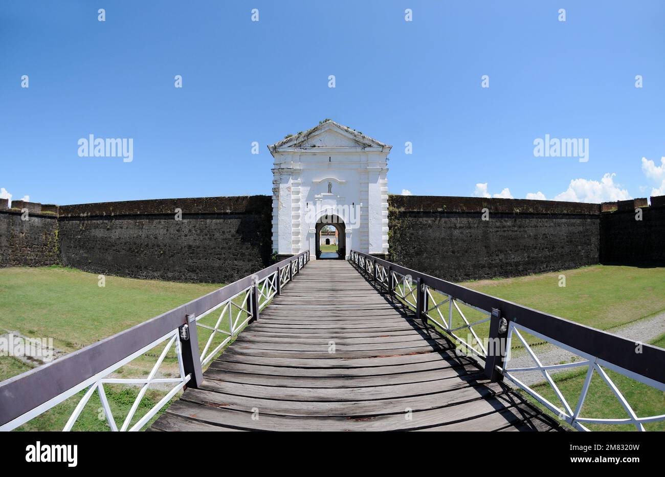 Macapá,Amapá,Brazil,November 14, 2021. São José do Amapá fortress, located,in the northern region of Brazil. Stock Photo
