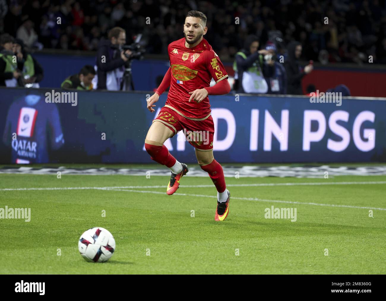 Farid El Melali of Angers during the French championship Ligue 1 