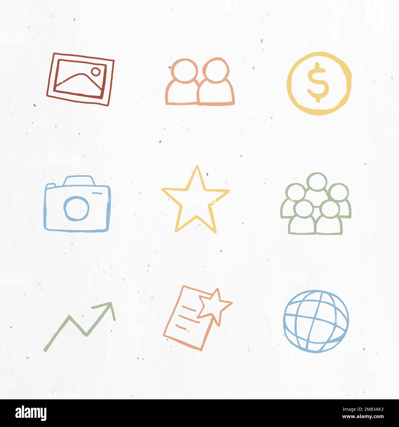 Useful business icon vector set for marketing Stock Vector