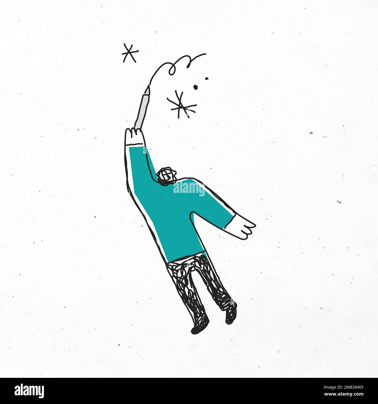 Man drawing star vector cartoon icon Stock Vector Image & Art - Alamy