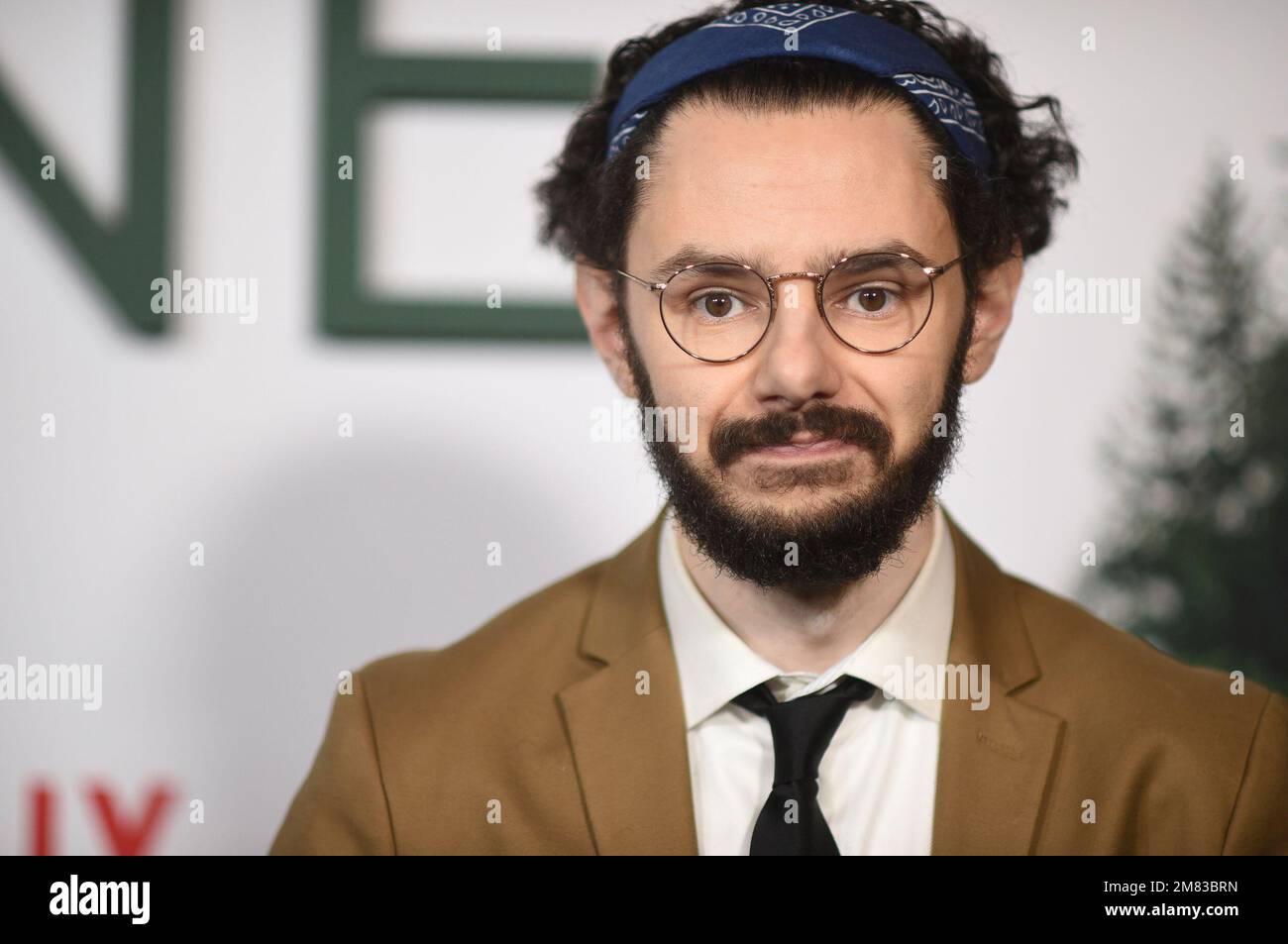 Nick Peine arrives at the premiere of “Dog Gone” on Wednesday, Jan 11