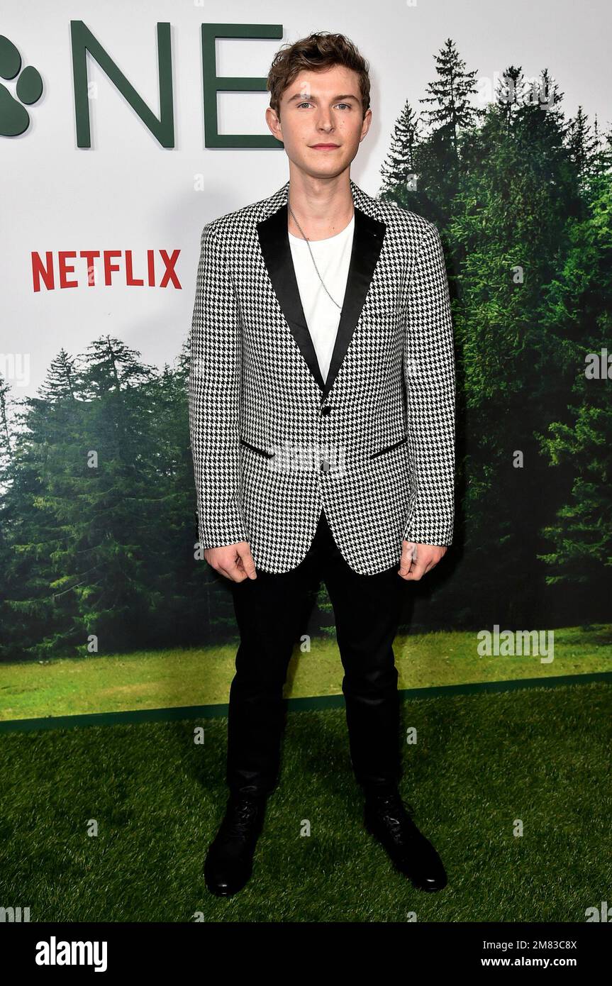 Johnny Berchtold arrives at the premiere of “Dog Gone” on Wednesday