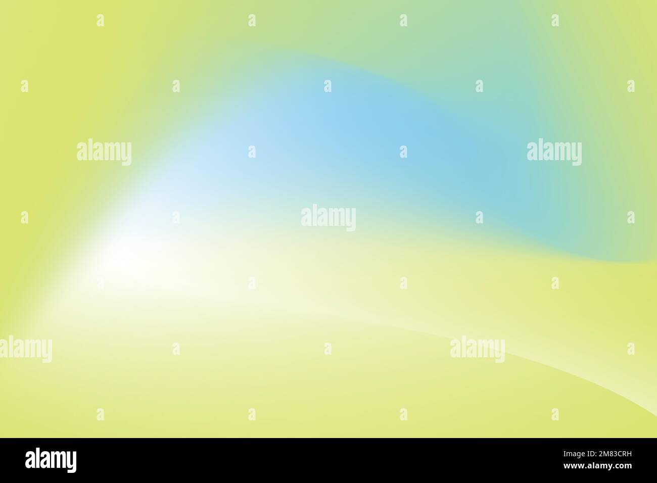 Yellow and blue wave gradient background vector Stock Vector Image ...