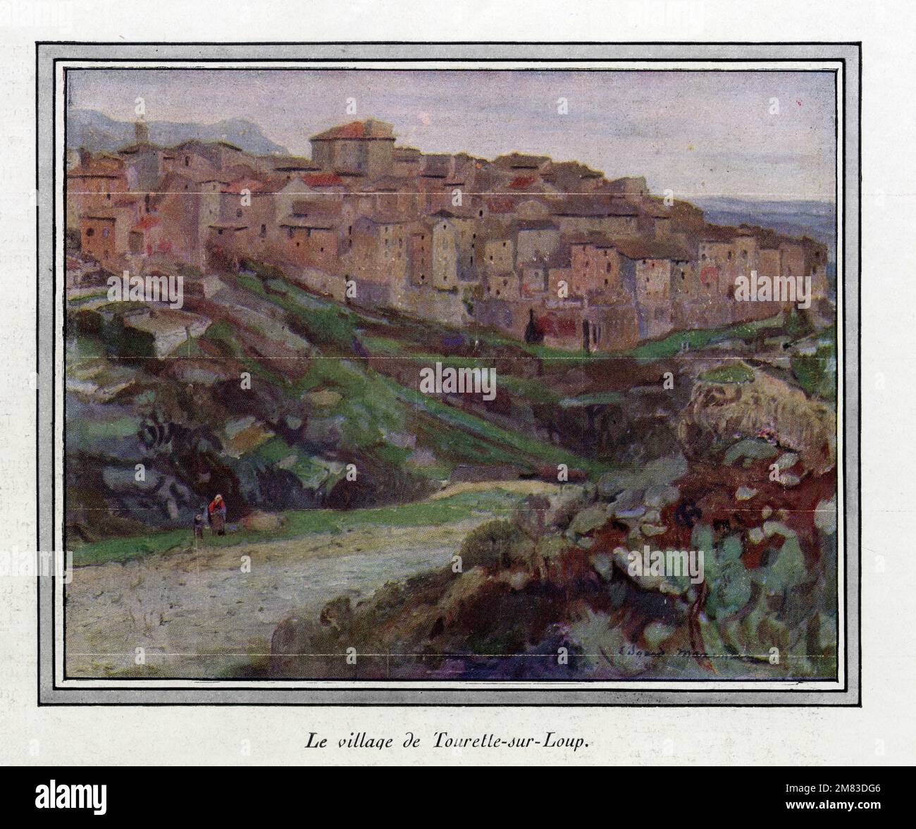 LE VILLAGE DE TOURETTE SUR LOUP FRANCE 1929 Stock Photo Alamy LE VILLAGE DE TOURETTE SUR LOUP FRANCE 1929 Stock Photo Alamy