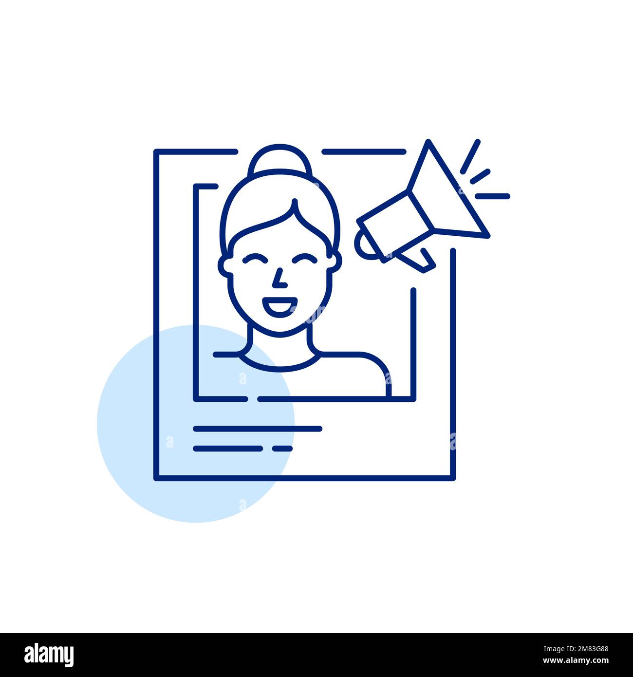 Promoting an application Stock Vector Images - Alamy