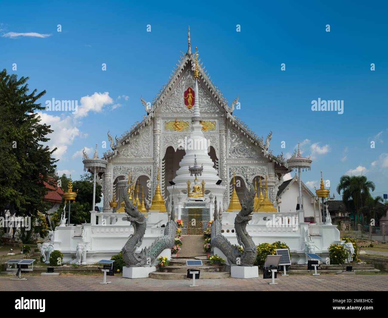 Wat Chiang Rai Temple. It is one of the landmarks of Lampang city ...