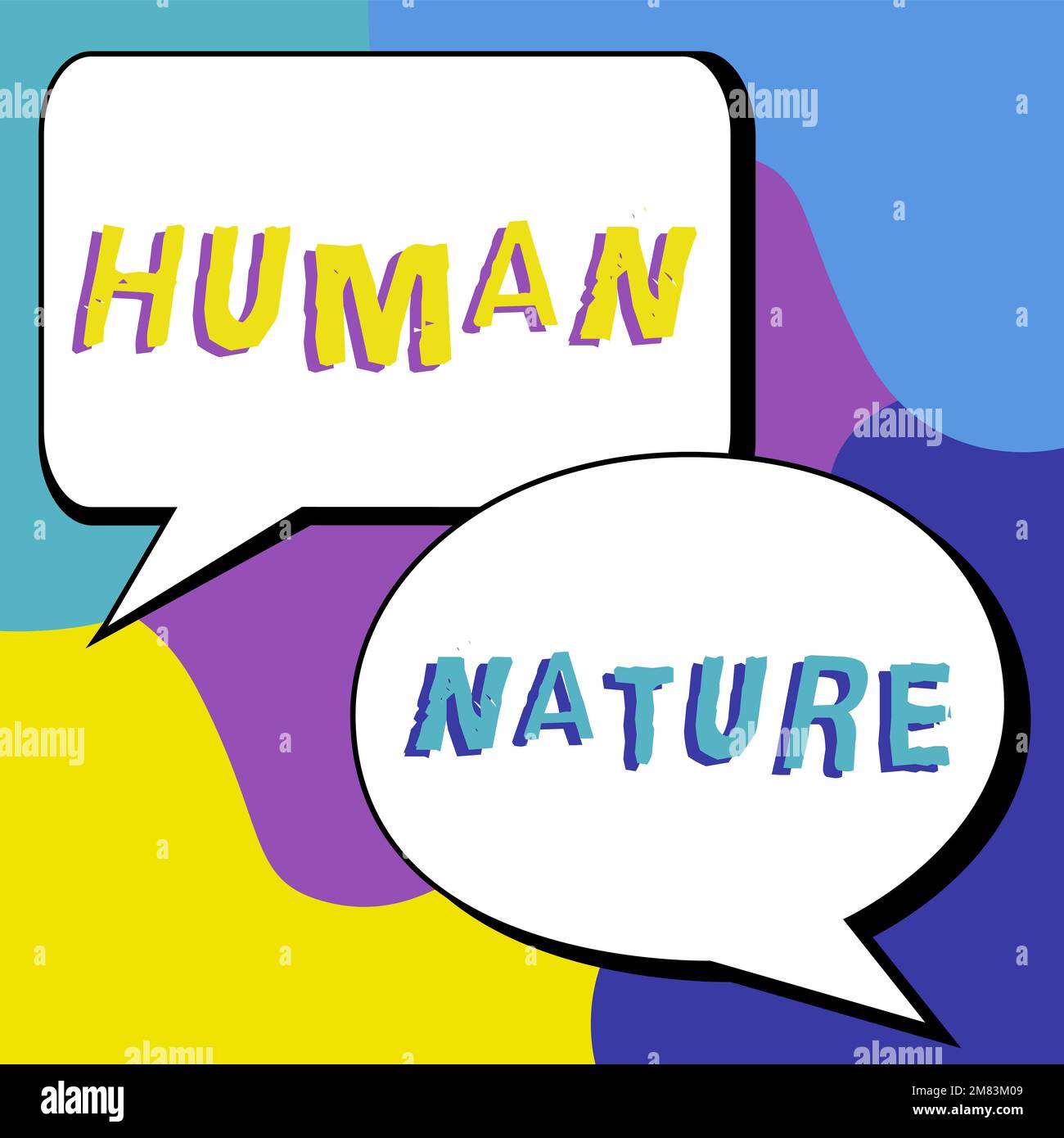 Humankind Sign Text sign showing Human Nature. Business concept psychological ...