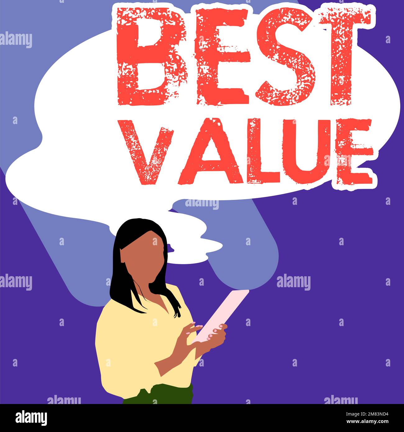 Text sign showing Best Value. Business approach most advantageous