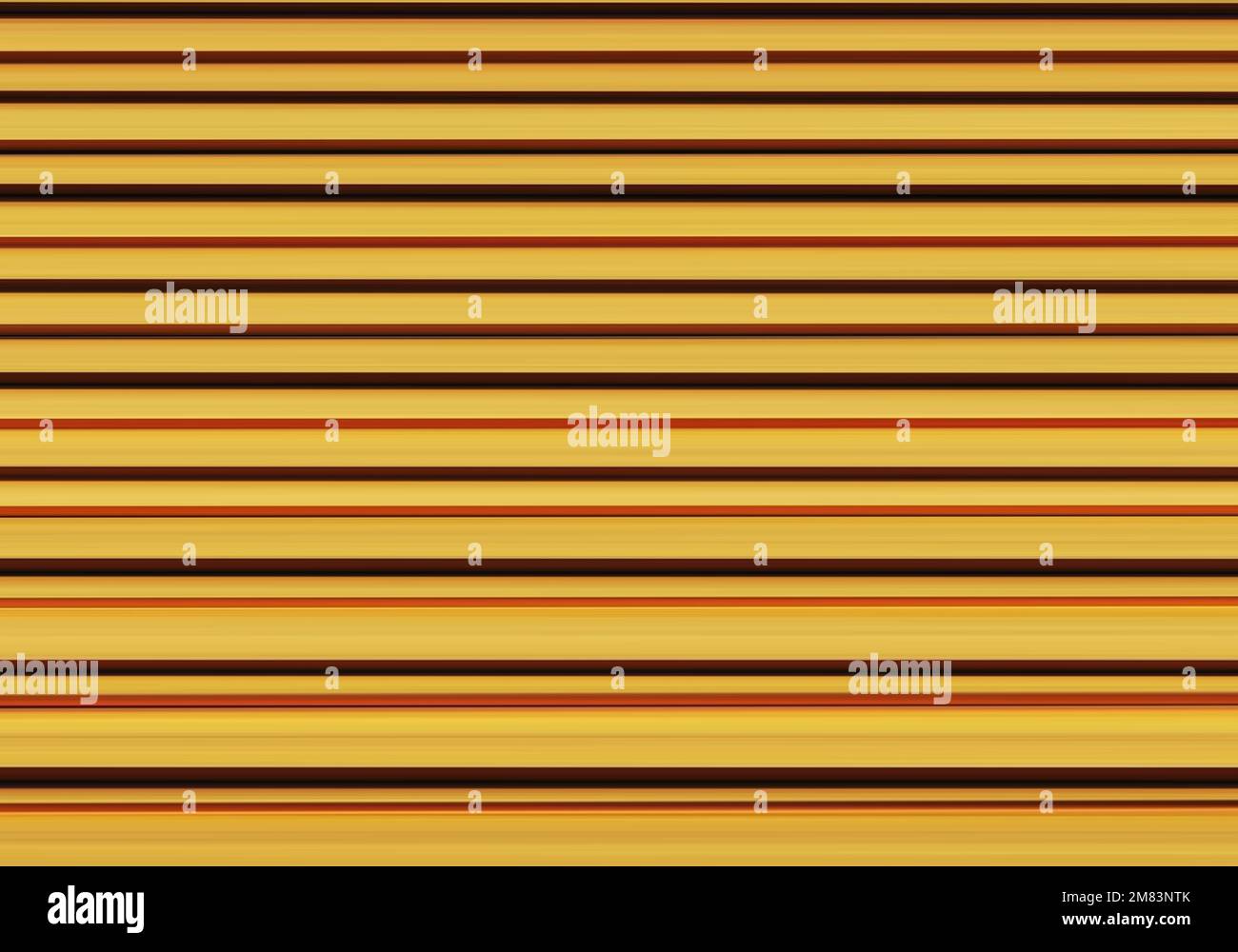 Golden horizontal stripes gradient design art for backgrounds. Blurred Motion. Vector Illustration. Stock Vector