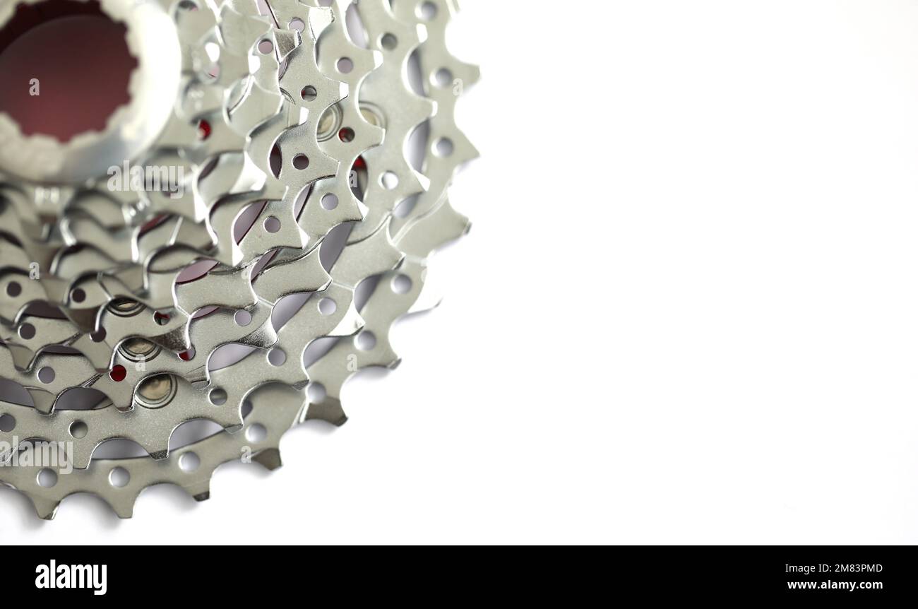 New bike cassette to replace transmission on bike Stock Photo Alamy