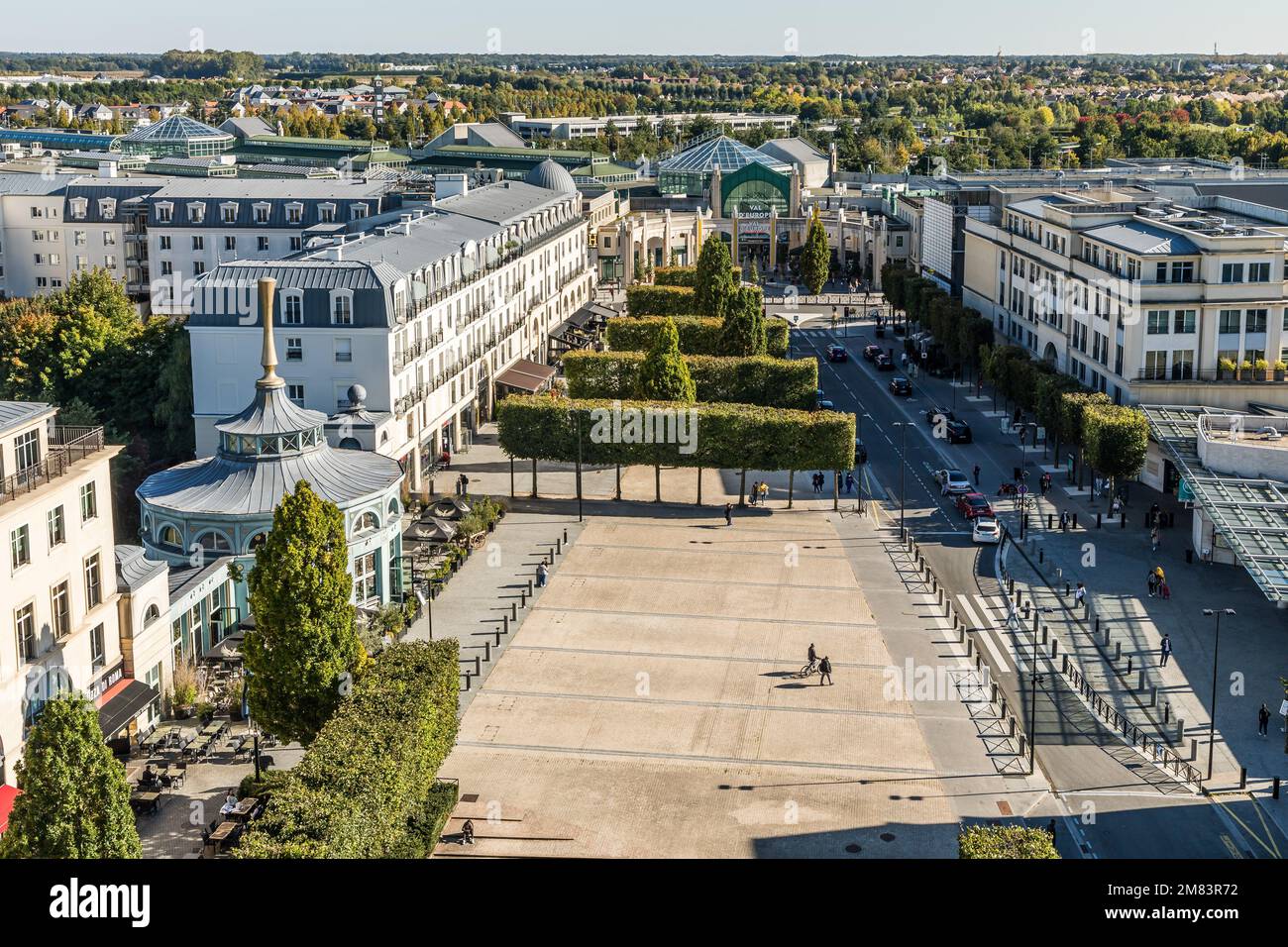 PLACE D'ARIANE, CHESSY, SERRIS, VAL D'EUROPE, MARNE LA VALLEE, SEINE ET ...
