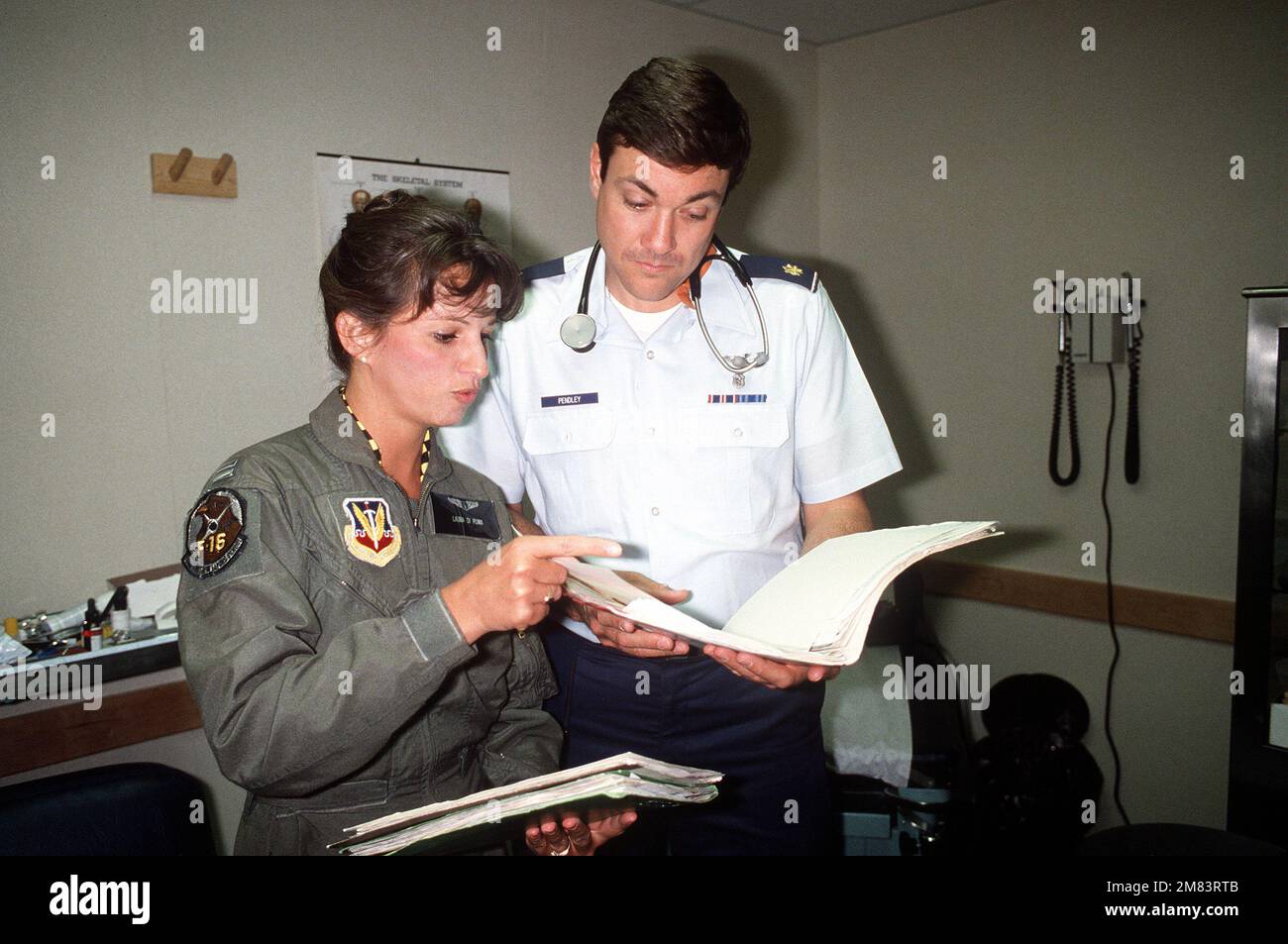 CAPT. (Dr.) Laura Dipuma, Nellis AFB Hospital Squadron, and MAJ. (Dr