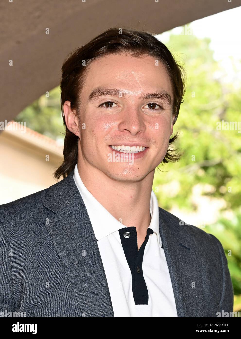 Nicholas Chavez arriving to ABC’s TCA Winter 2023 Press Tour held at