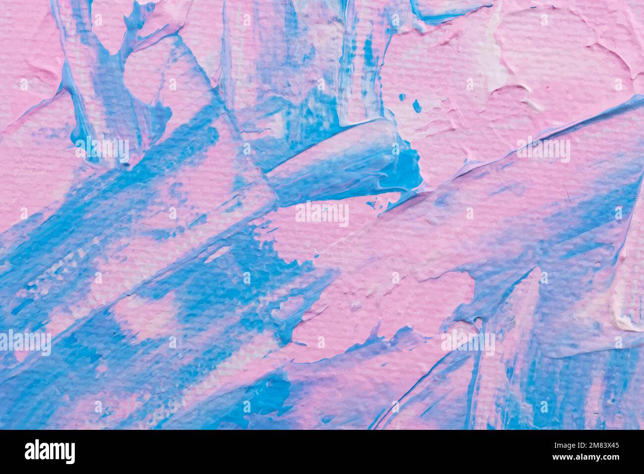 Pink paint textured background vector abstract DIY experimental art Stock Vector