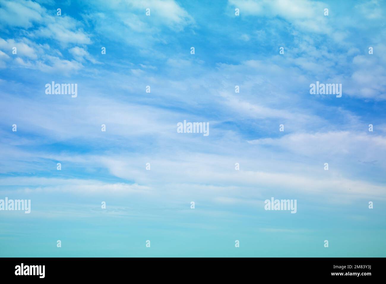 Blue sky with clouds. Abstract nature sky background Stock Photo - Alamy