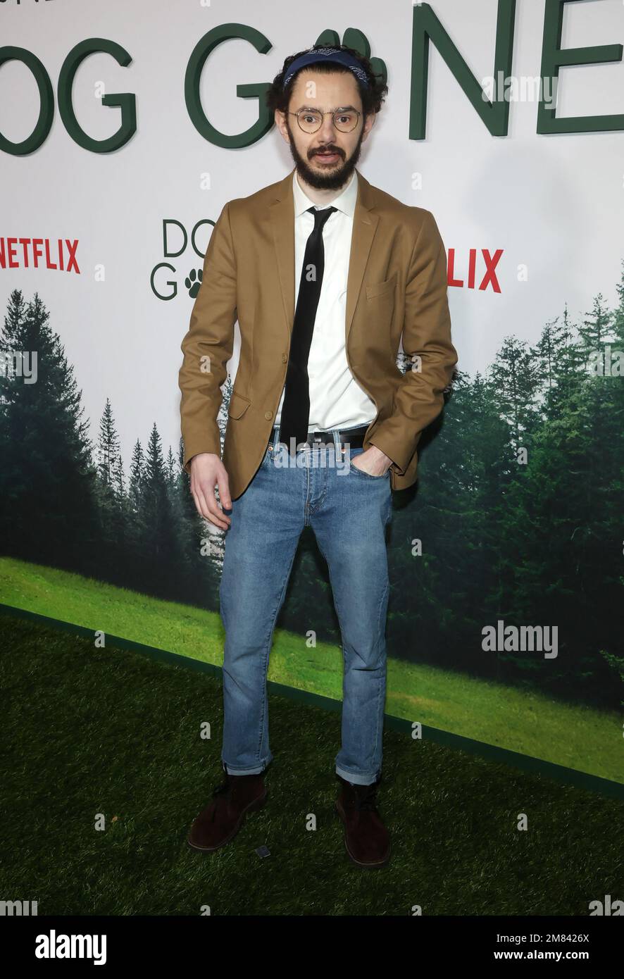 Nick Peine, at the LA Premiere of Dog Gone at The Bay Theater in