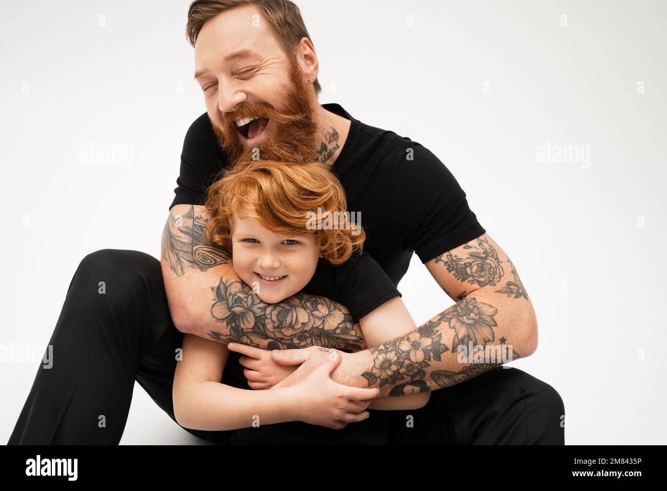Happy excited redhead man hi-res stock photography and images - Alamy