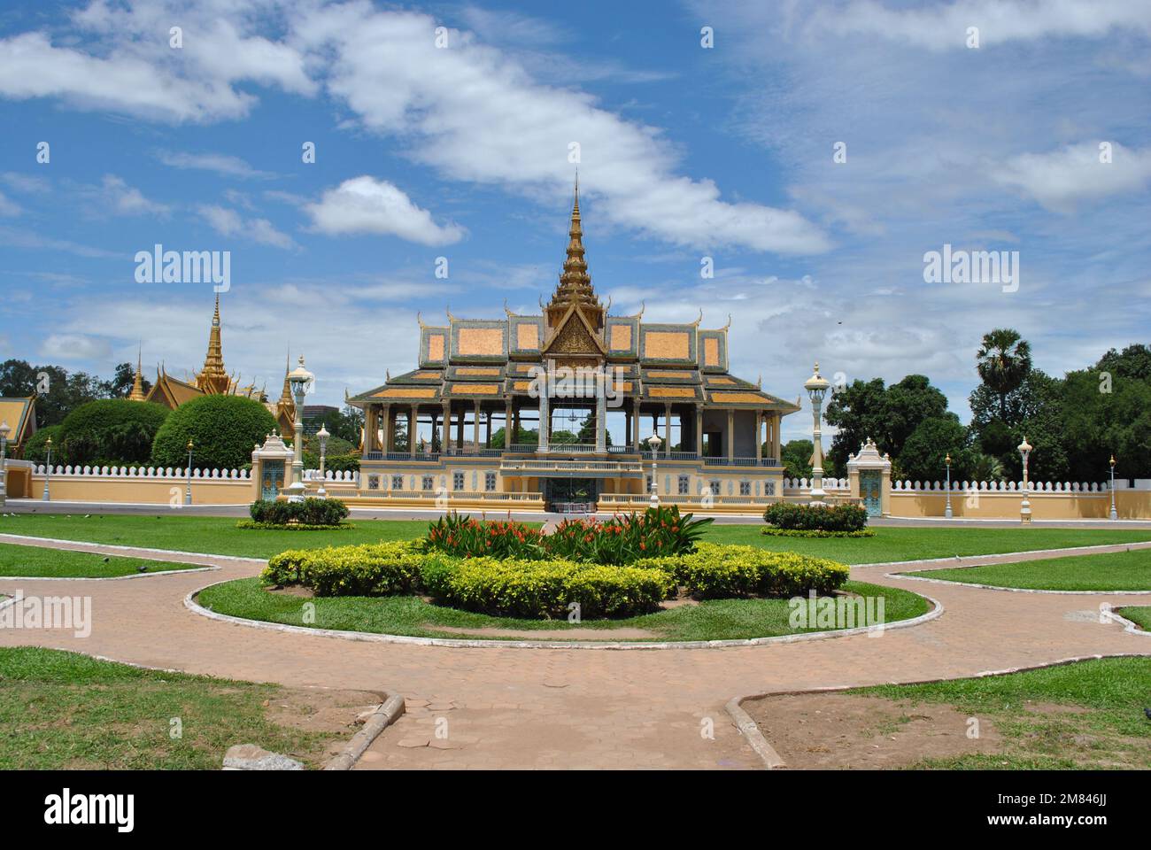 Presidential Palace in Phnom Penh Cambodia Stock Photo