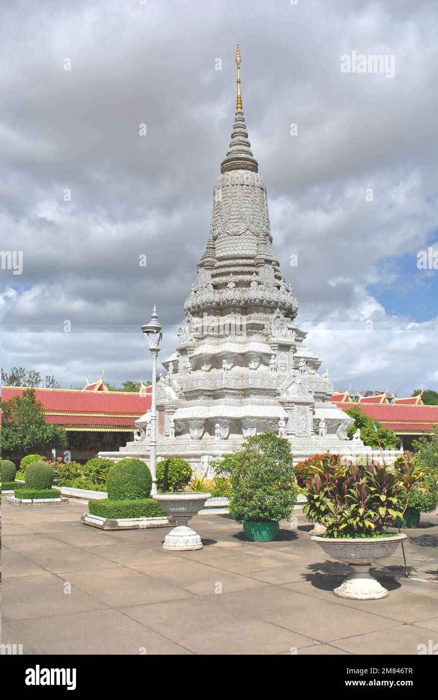 Presidential Palace in Phnom Penh Cambodia Stock Photo