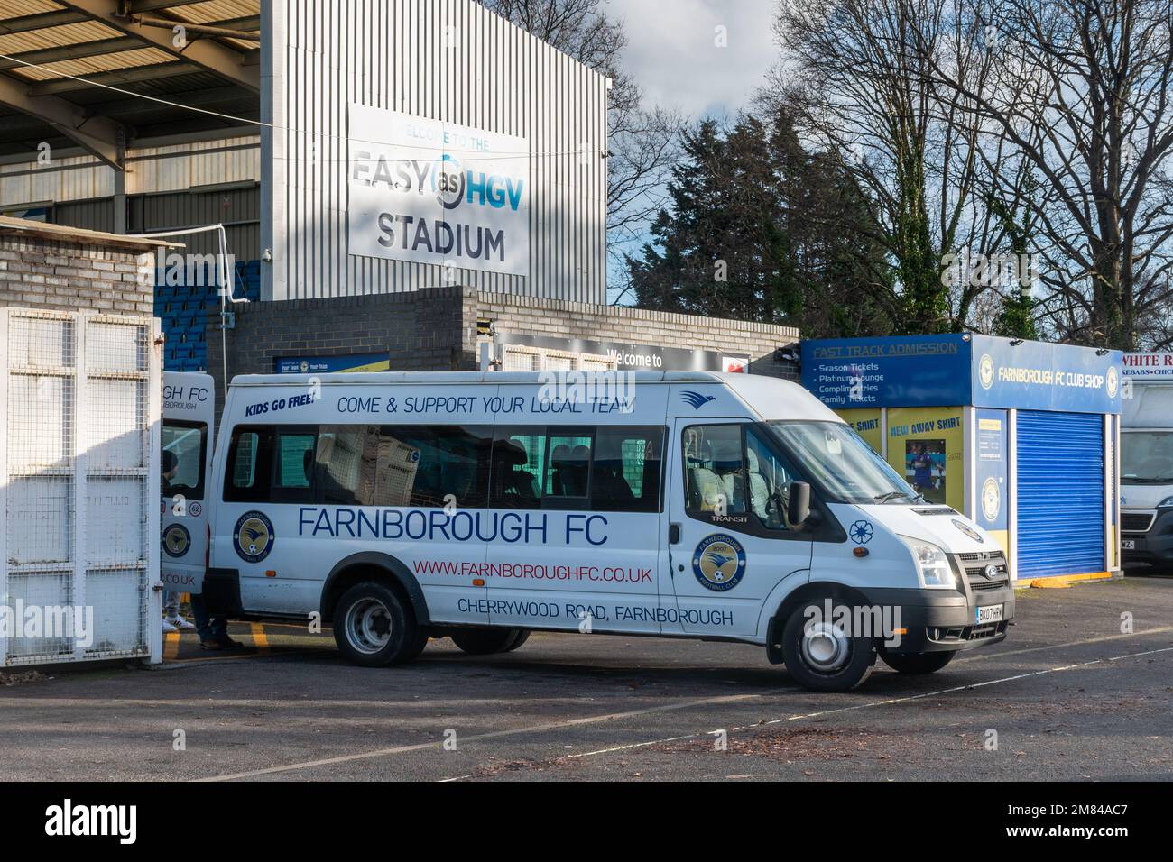 Farnborough Football Club, Cherrywood Road, Farnborough, Hampshire