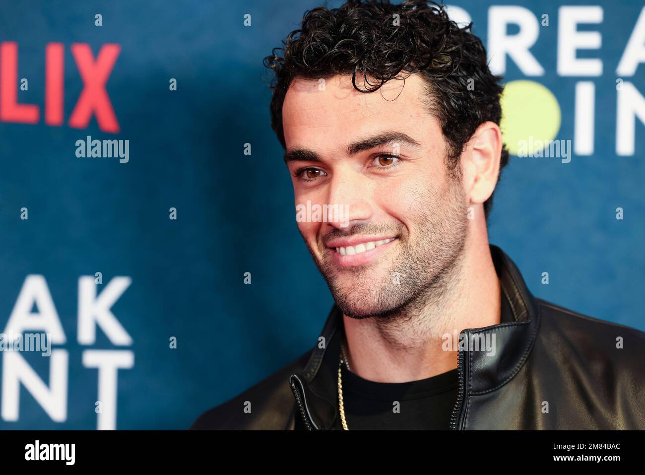 Melbourne, Australia, 12th Jan, 2023. Matteo Berrettini of Italy arrive to the Netflix Break