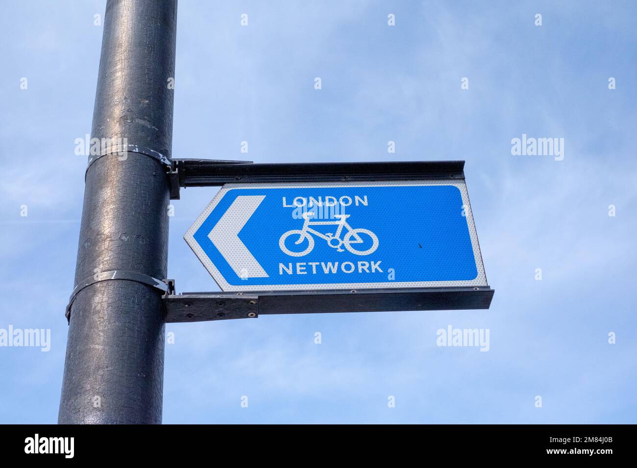 London cycle network sign Stock Photo