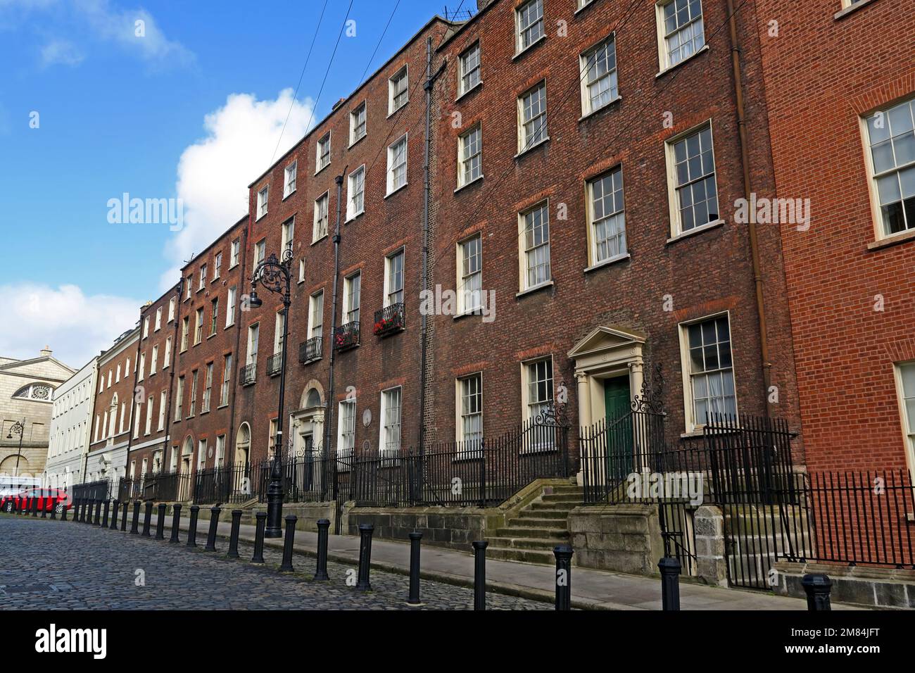 Flats and office in the block at 3 Henrietta St, Dublin 1, D01 E3V1, Ireland Stock Photo