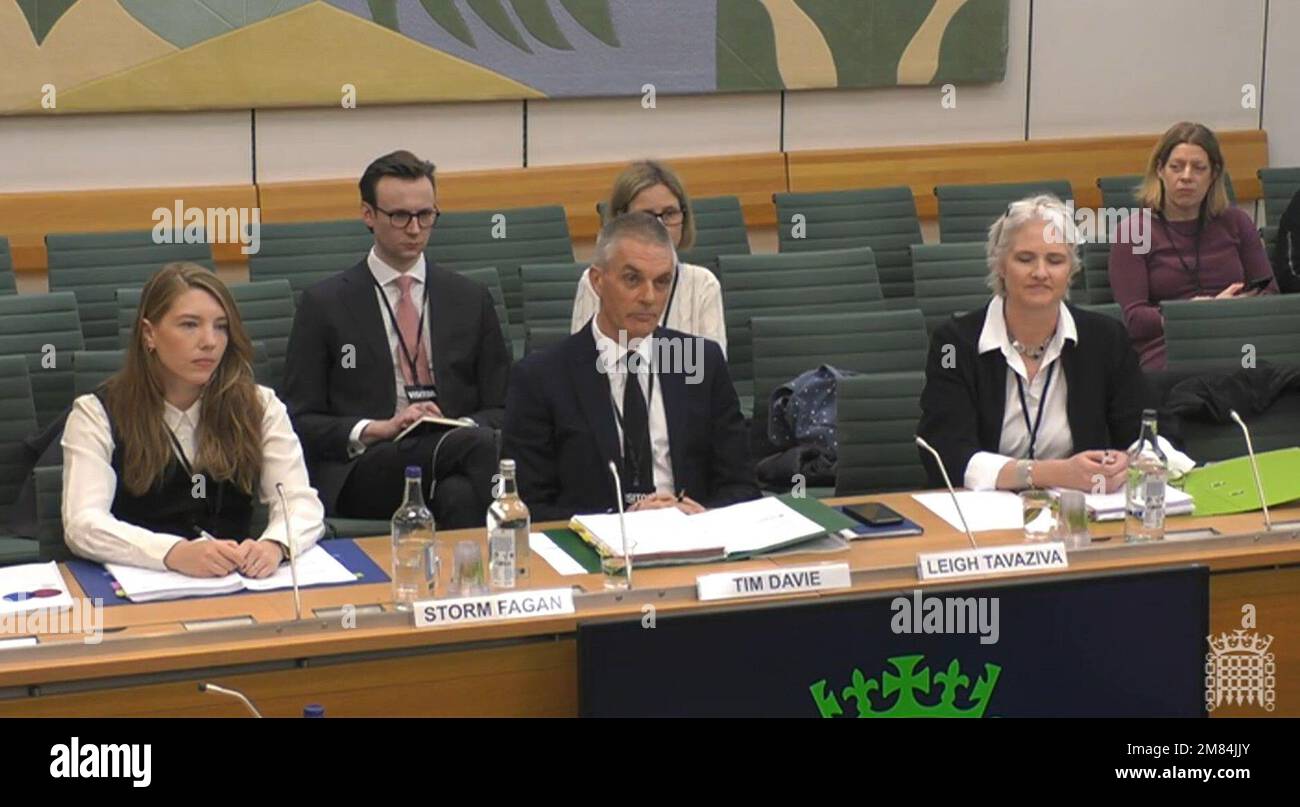 BBC Chief Product Officer Storm Fagan, BBC Director General Tim Davie