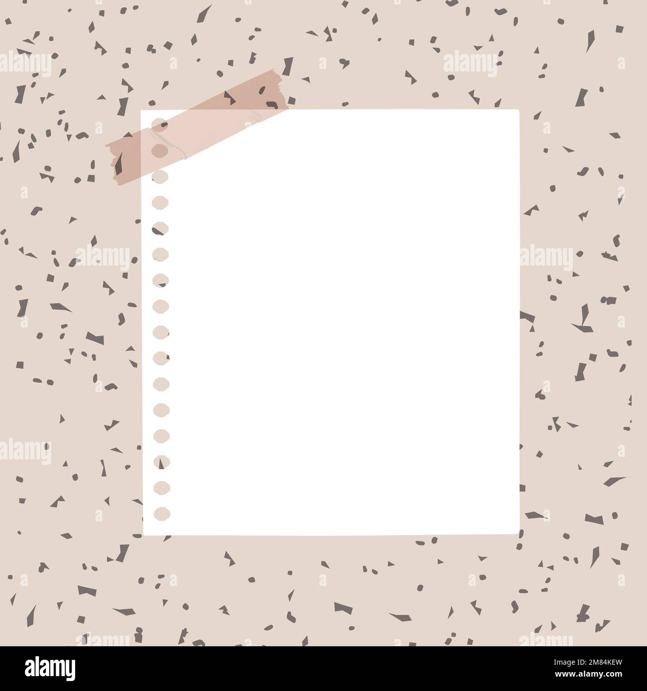 Digital note vector white paper element Stock Vector Image & Art - Alamy