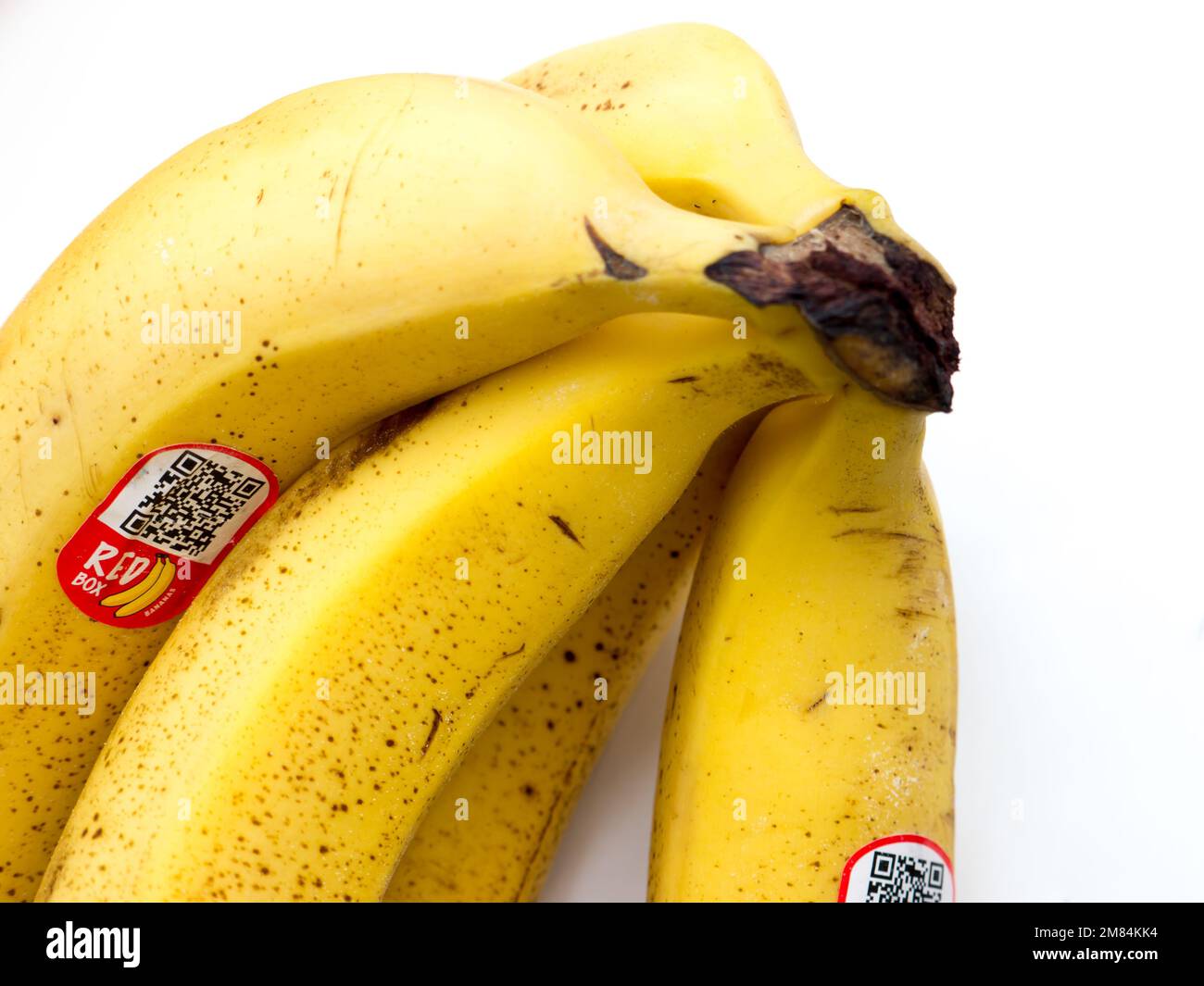 Red Box banana Stock Photo - Alamy